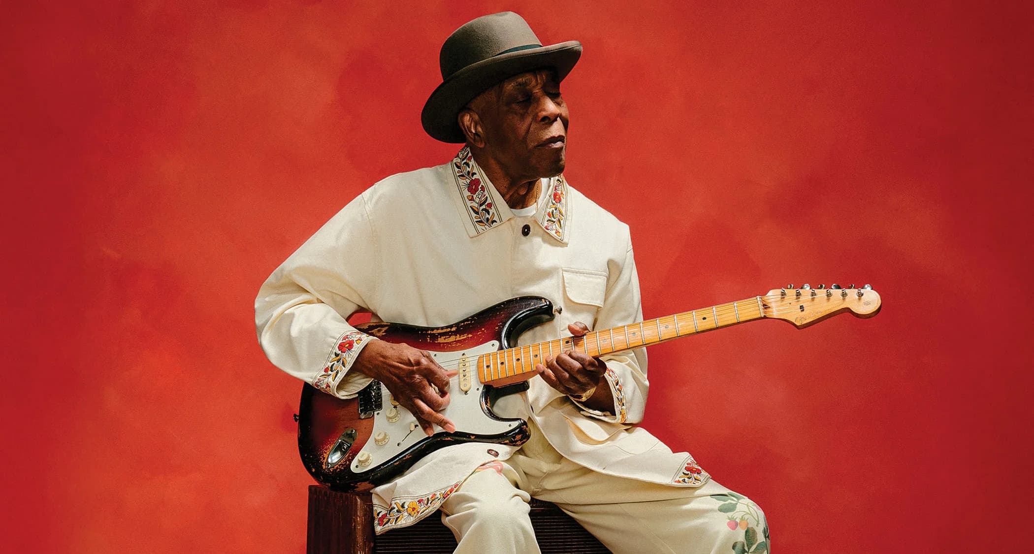 Buddy’s Got The Blues: A 90th Birthday Concert Celebration 홍보 아트워크. (출처: Blackbird Presents, Live Nation and Buddy Guy)