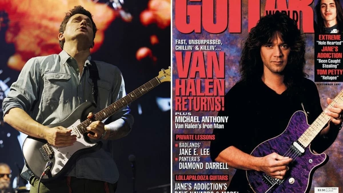 John Mayer and Dave Grohl’s Van Halen tribute performance. (Source: Unknown)