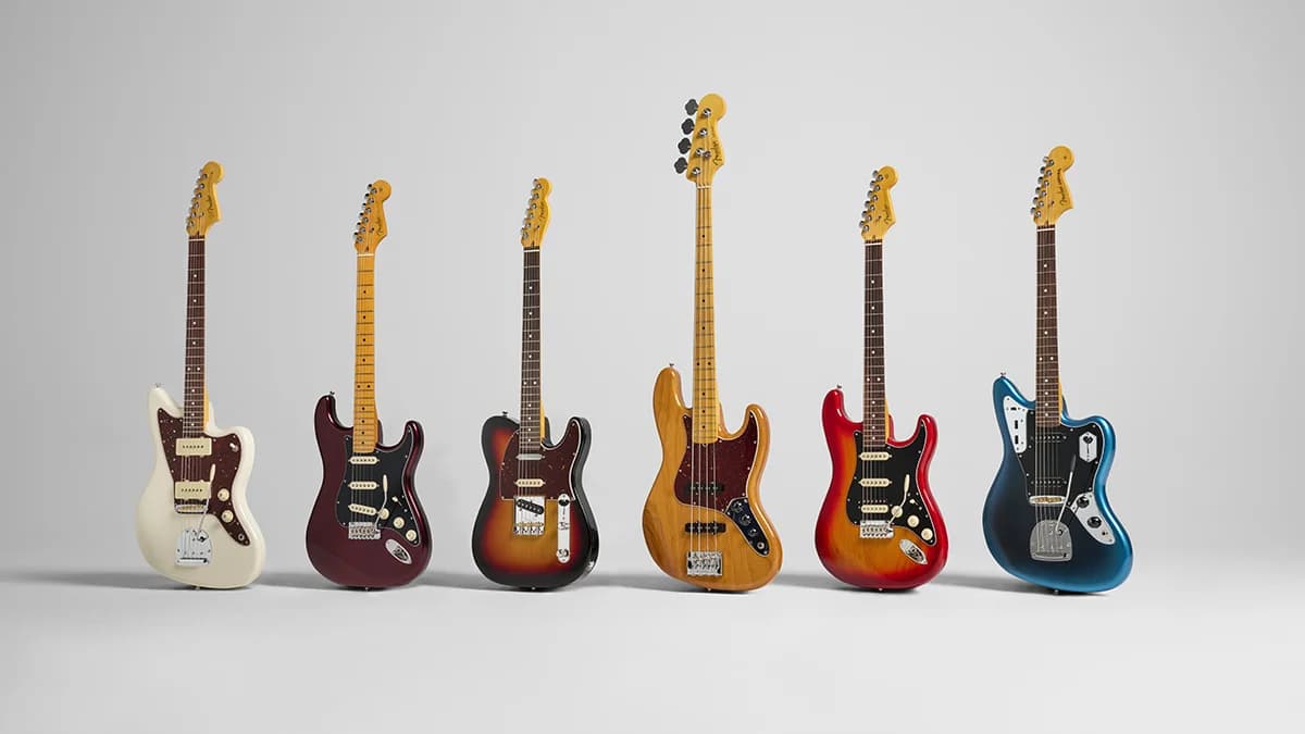 กีตาร์จากซีรีส์ American Professional ที่ปรับโฉมใหม่ของ Fender (ที่มา: Fender)
